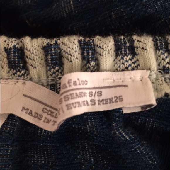 Zara blue and white crop top - Picture 4 of 4