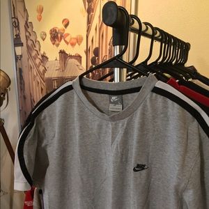 Vintage Nike Stripe Shirt Large Unisex