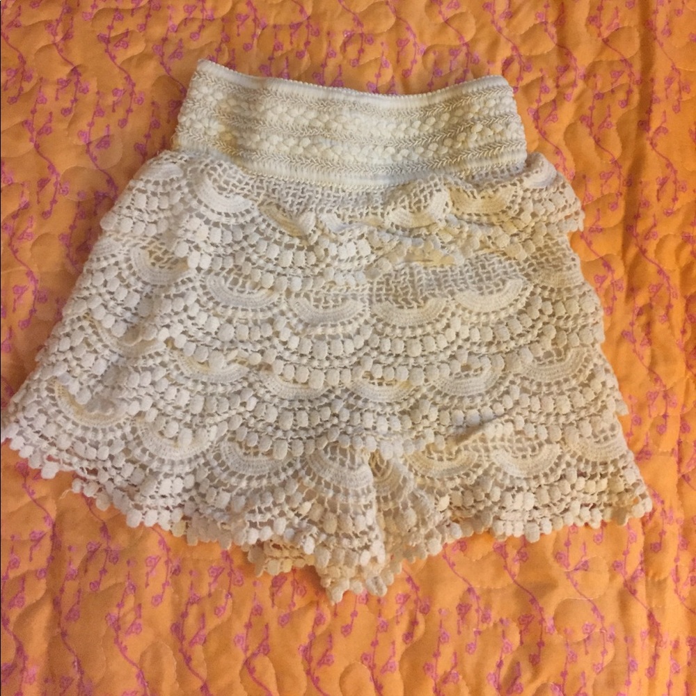 Lace shorts size xs
