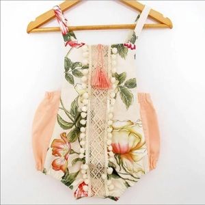Floral Baby Romper