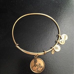 Alex & Ani Minnie Mouse gold bracelet