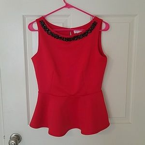 Jeweled red top