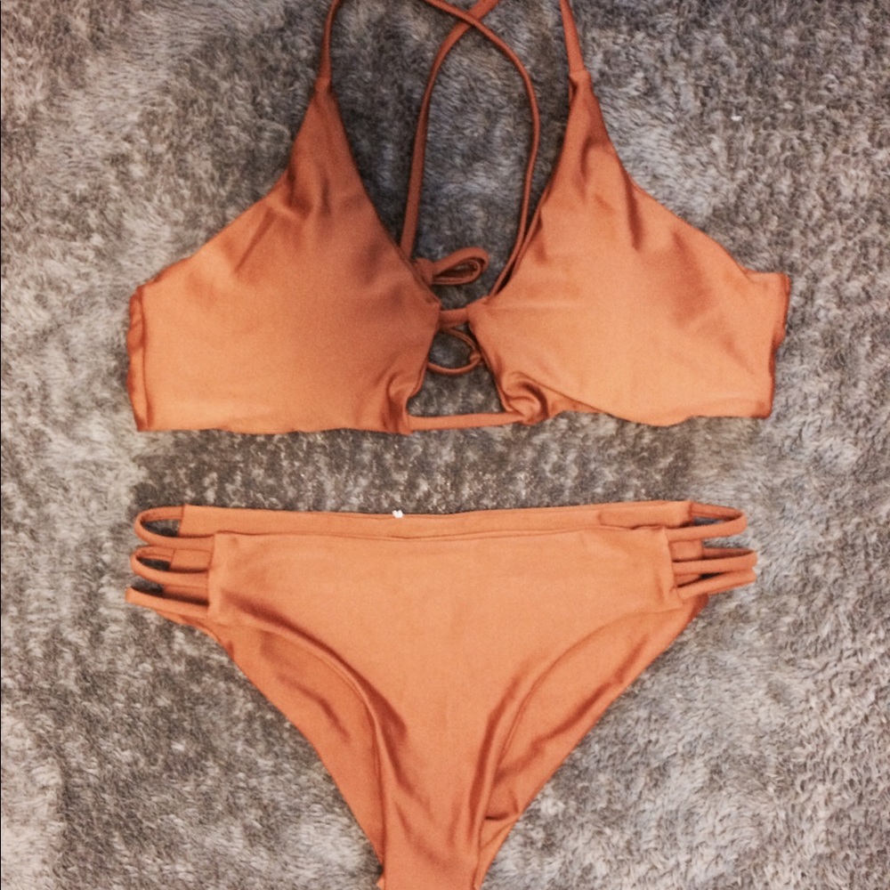 Light brown bikini set