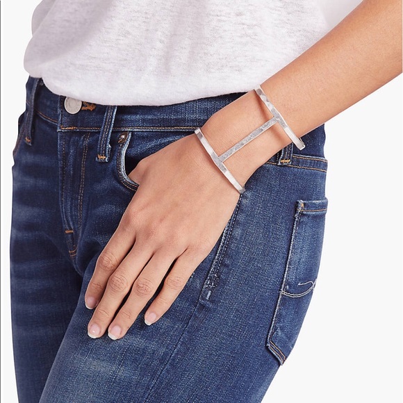 Lucky 🍀Brand Silver Bar Cuff (NWT) - Picture 5 of 5