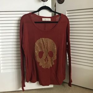 Vintage Havana super-thin skull sweater