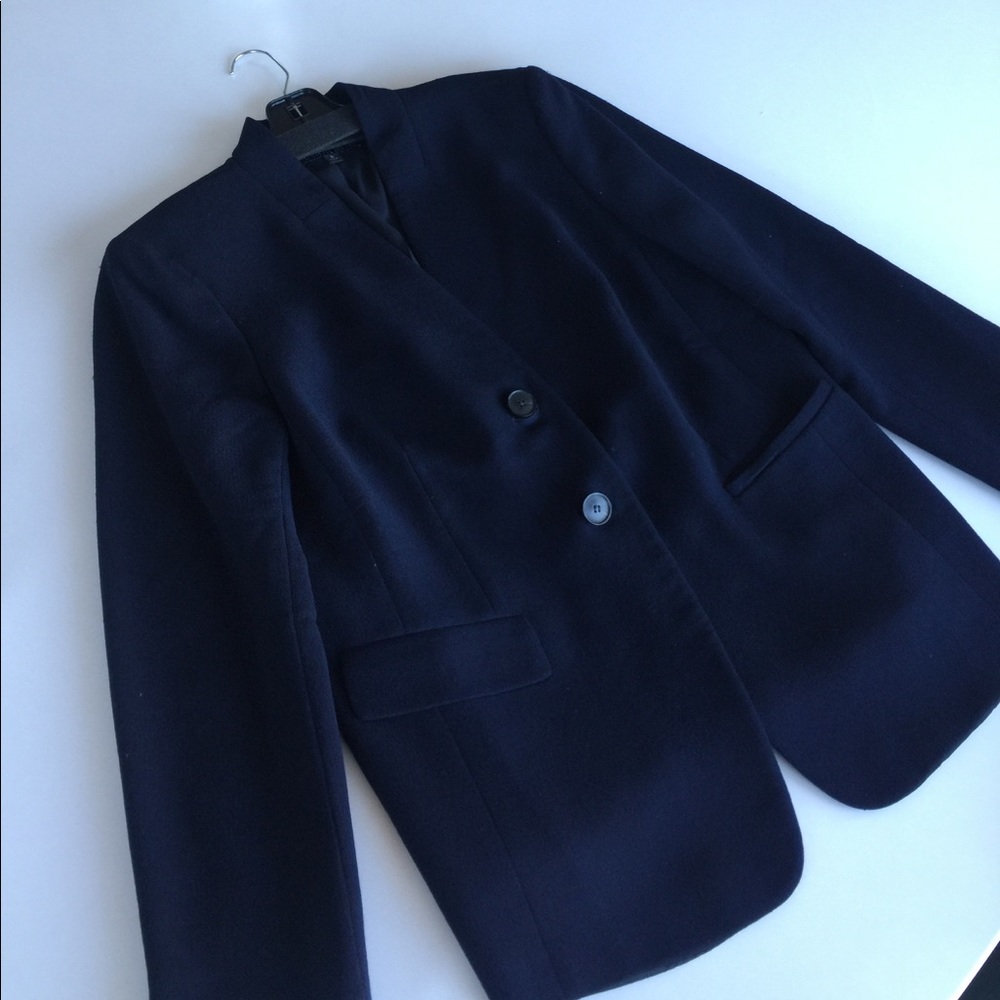 DONATED Navy Wool LAFAYETTE 148 Blazer