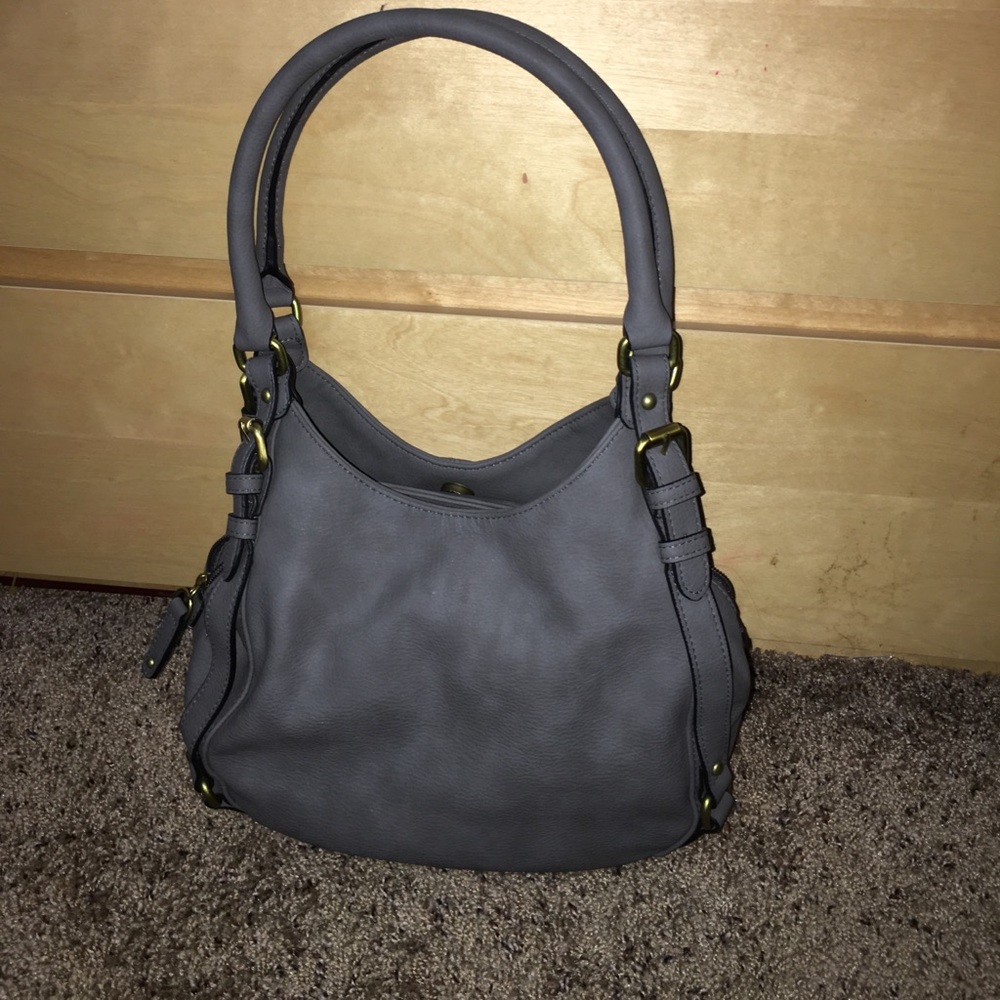Grey purse