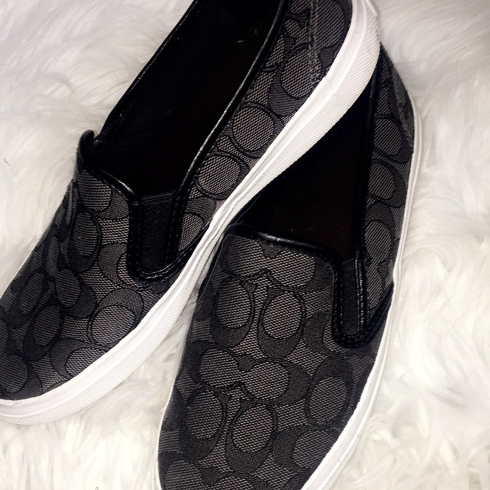 Coach slip ons