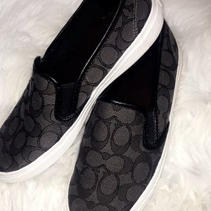 Coach slip ons