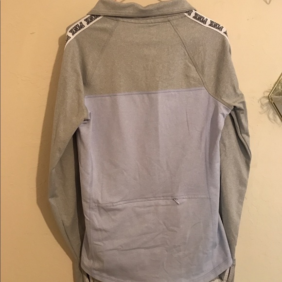VS Pink Ultimate Long Sleeve Half Zip Pullover - Picture 4 of 4