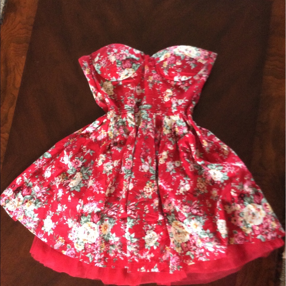 Beautiful red summer dress