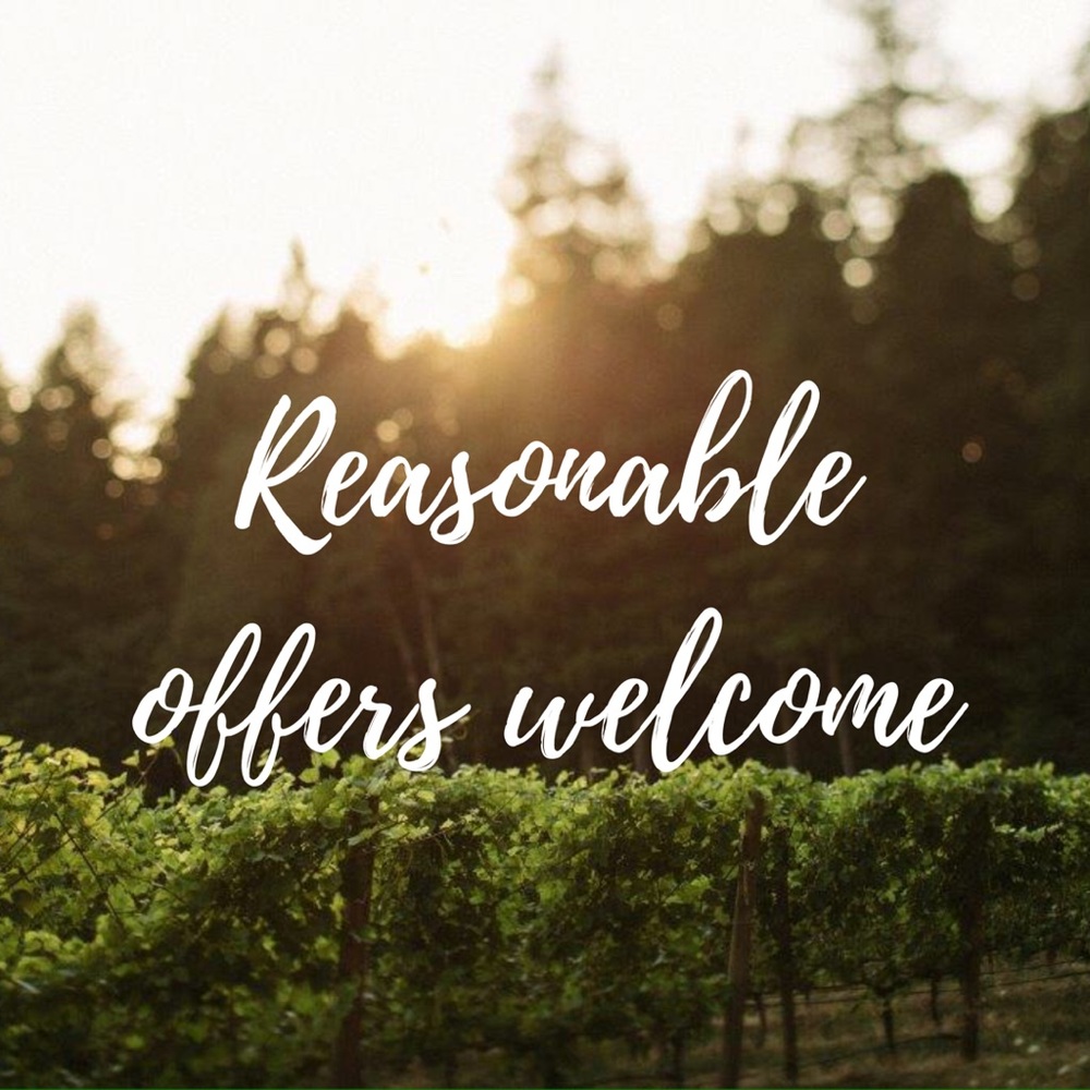 Reasonable offers welcome!