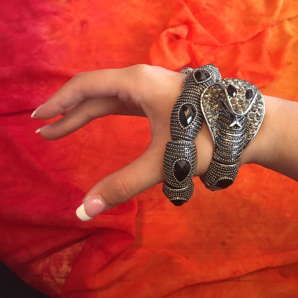 Wrap around snake bracelet