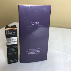 Tarte foundation & IT concealer