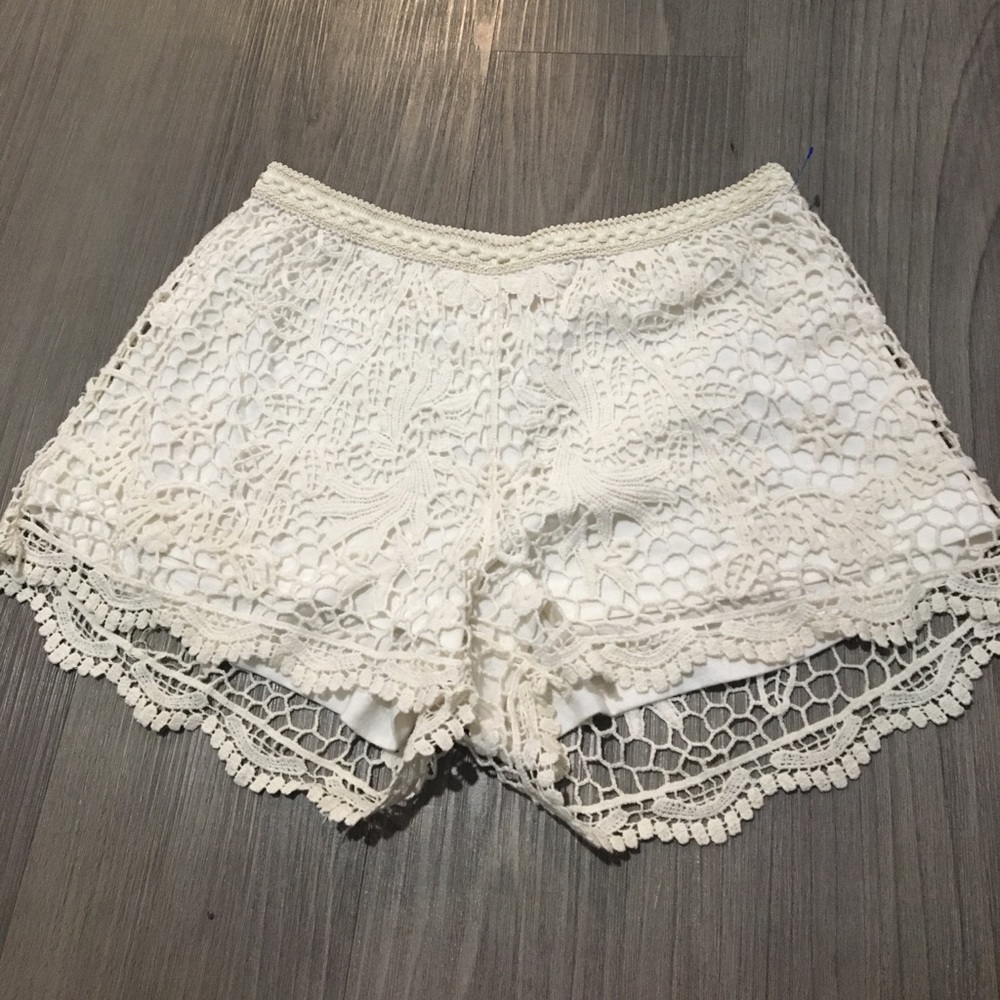 Lace shorts