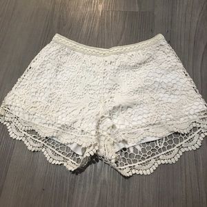 Lace shorts
