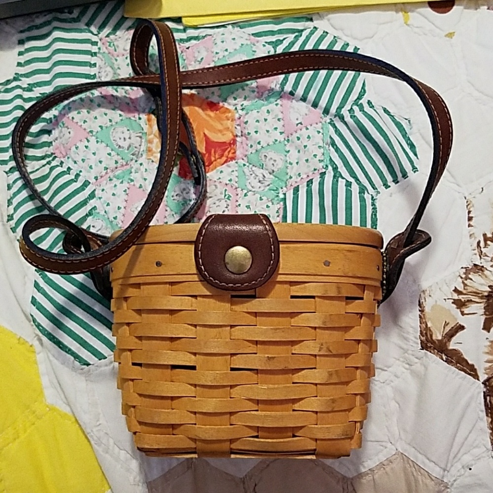 Longaberger fishing creek style shoulder bag