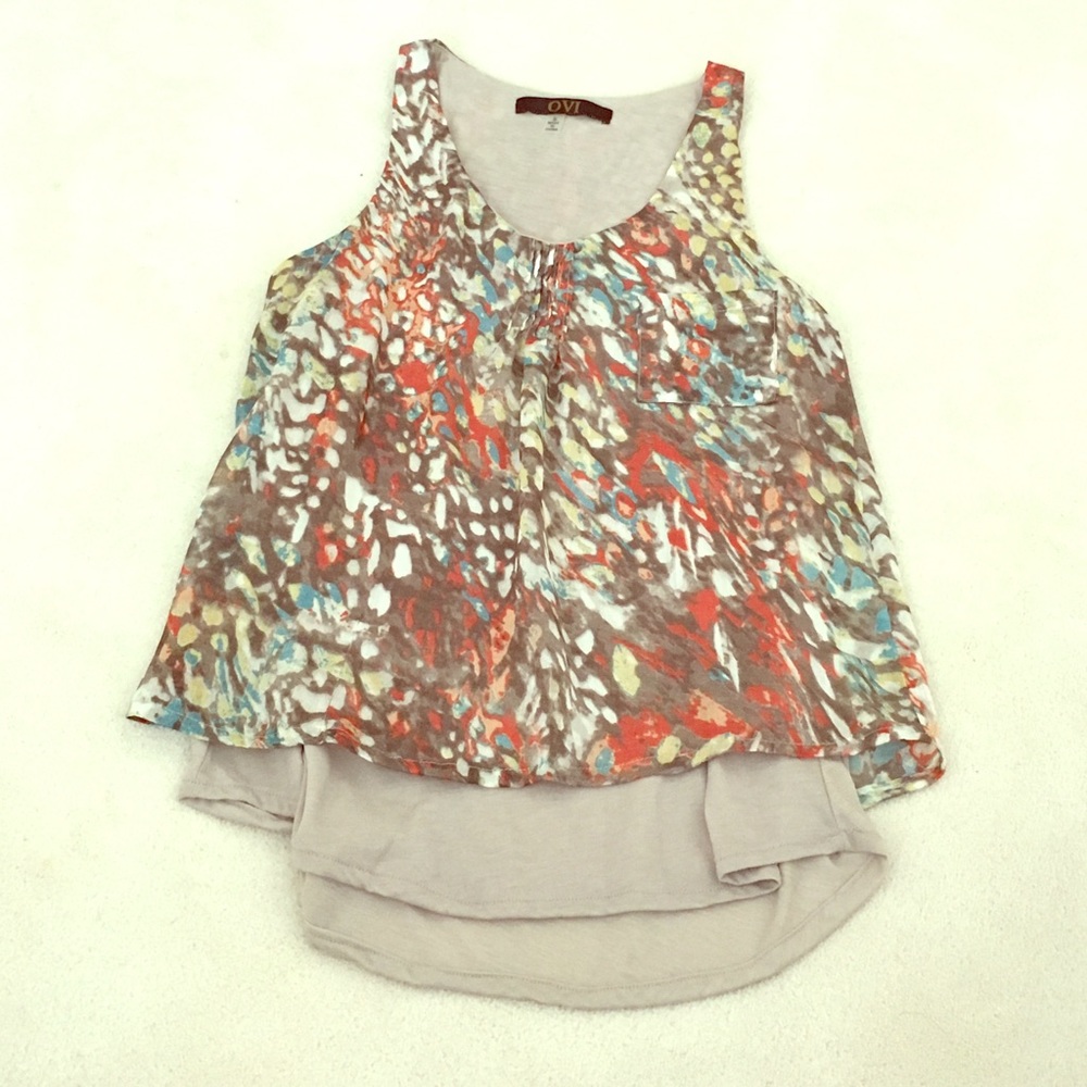 Multicolored tank top