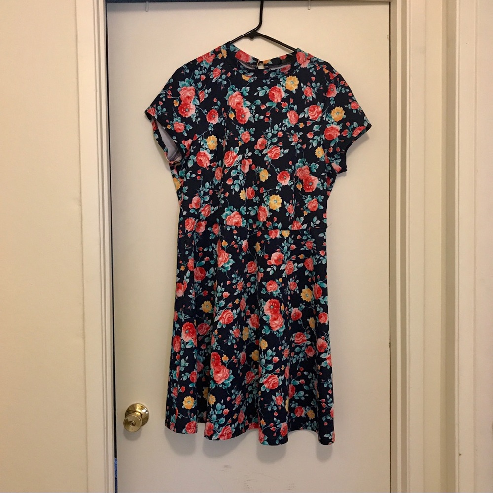 Floral Skater Dress