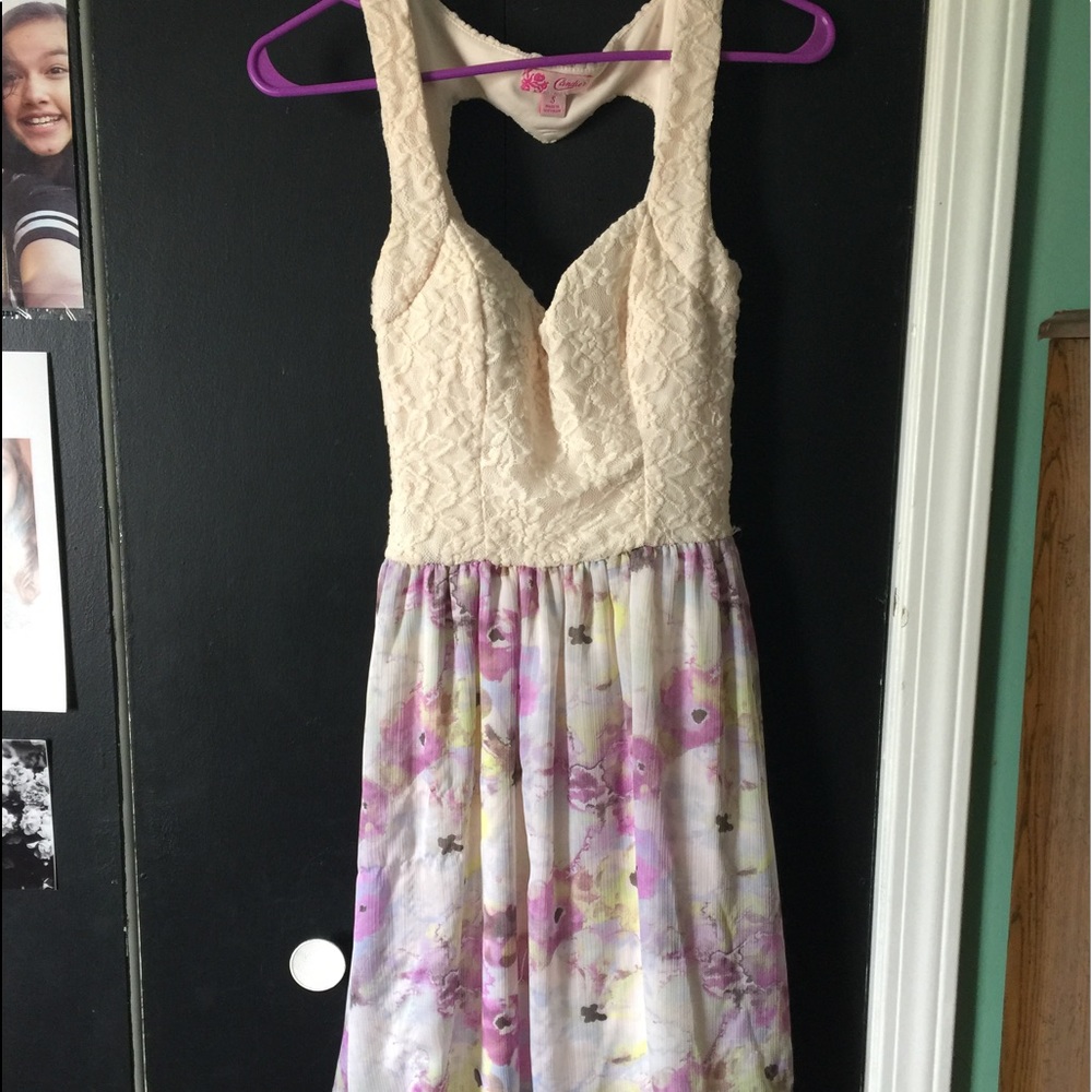 Floral semi formal dress