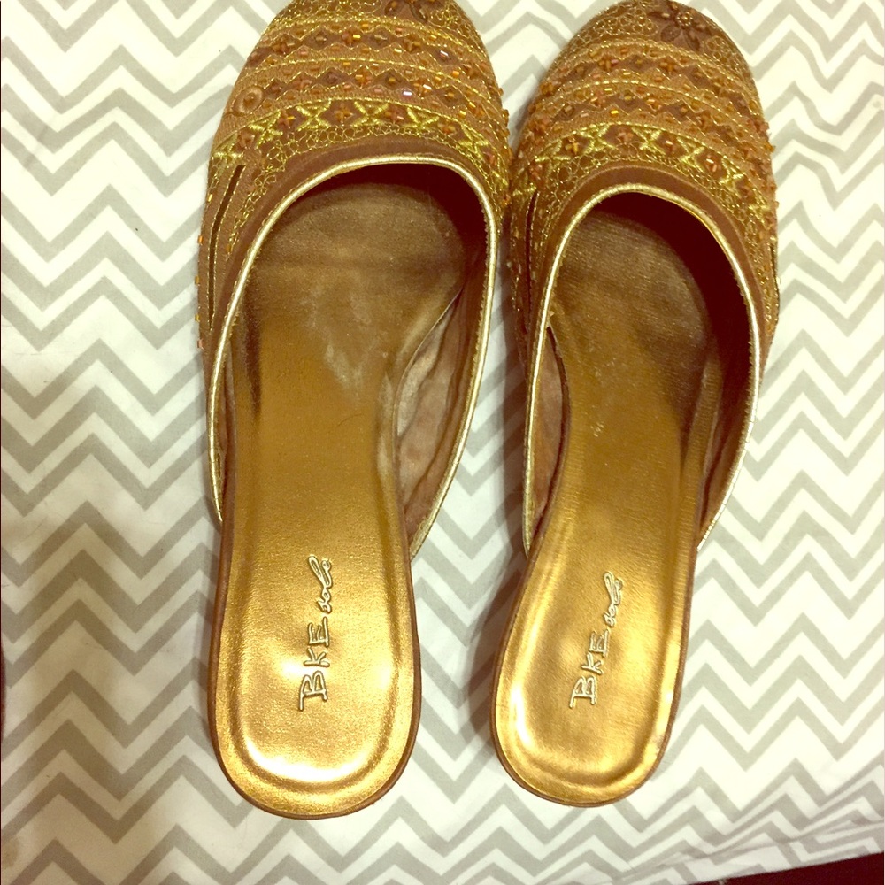 Gold Shoes