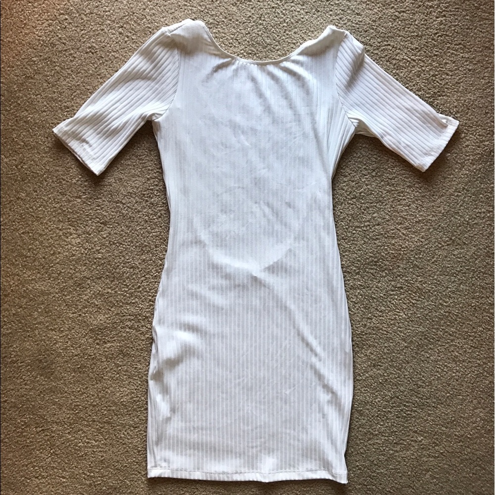 American Apparel Glacé rib Quinn mini dress