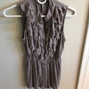 Anthropologie Button Down tank