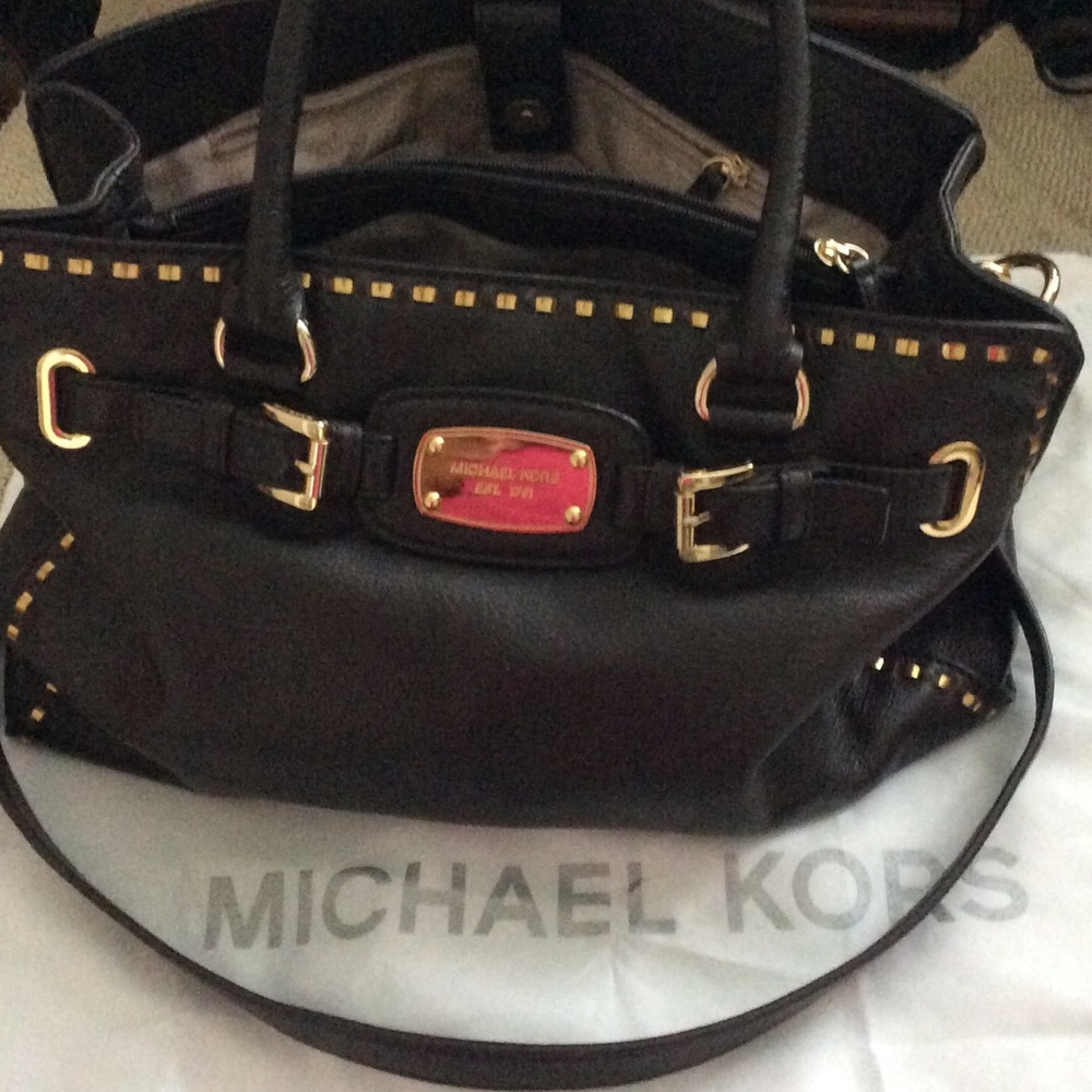 💯 authentic Michael Kors chocolate brown bag 💼