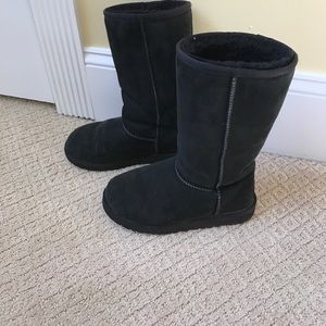 Black tall uggs