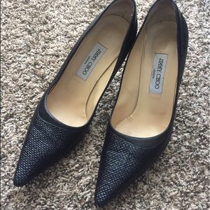 Jimmy Choo black shoes
