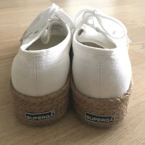 Superga 2790 Espadrille Platform Sneakers in White