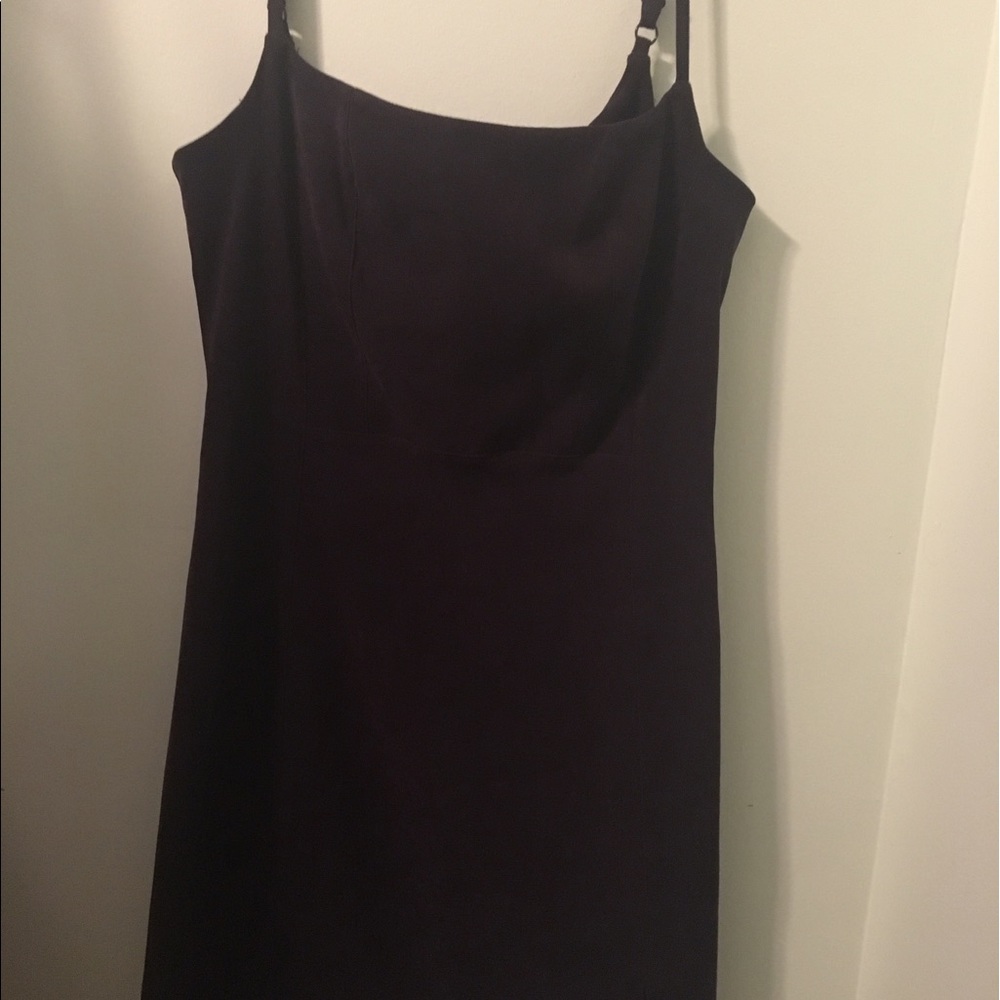 Purple suede dress from express