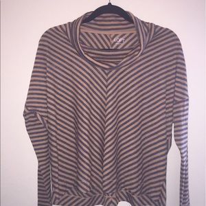 Loft striped turtleneck