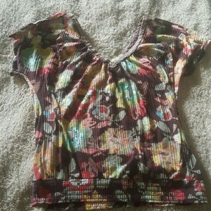 Short Sleeve V cut in front & back shirt