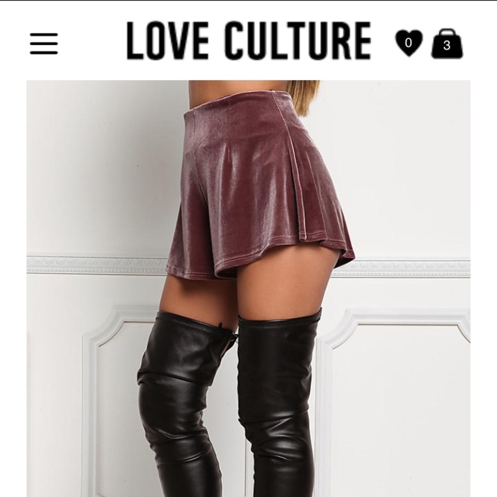 Velvet Skort
