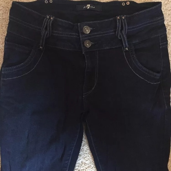 7 for all mankind skinny ankle jeans size 24 - Picture 2 of 8