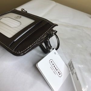 Coach signature skinny ID