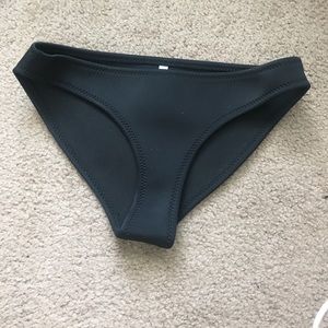 black bikini bottoms NWOT