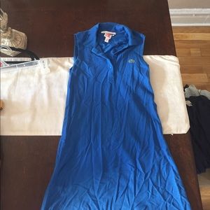 Sleeveless polo dress