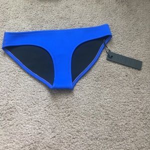 Blue bikini bottoms