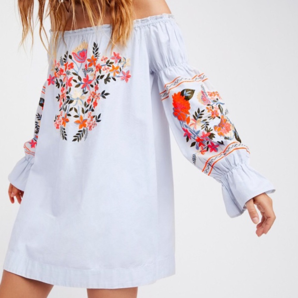 MAJOR ISO Free People Enchanted Garden Mini Dress