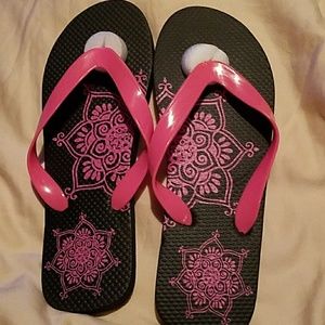 Avon Neon Flip Flop Set Medium