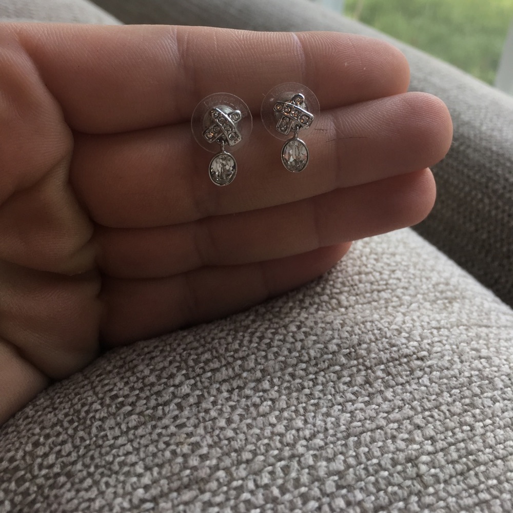 Swarovski XO earrings