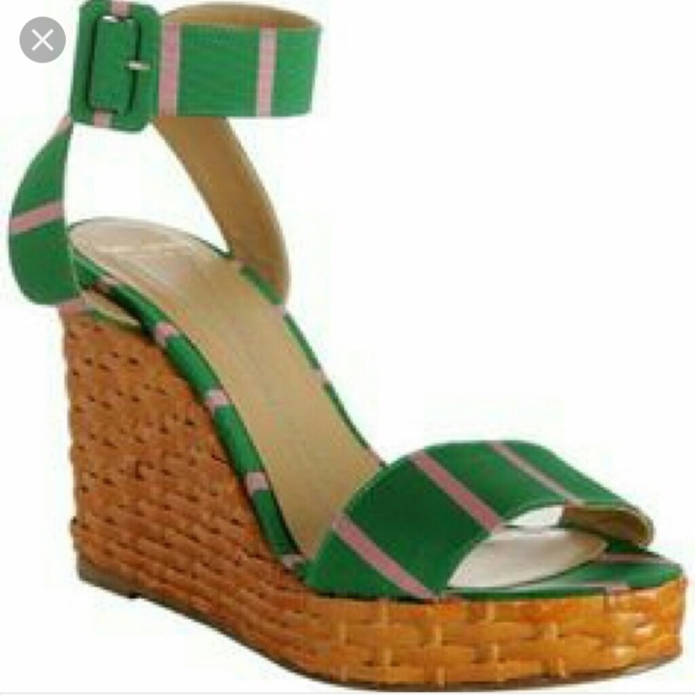 Kate Spade Wicker Wedges