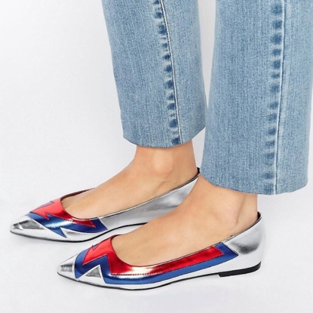 Asos Bowie Pointed Flats
