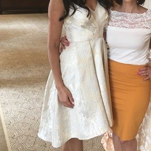 Stunning Eva Franco ivory dress!