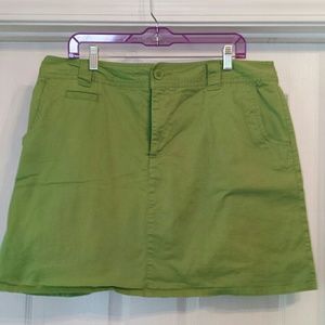 Green skort