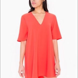 🍉 American Apparel Crepe Slit Back Tunic Dress 🍉