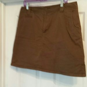 Brown skort