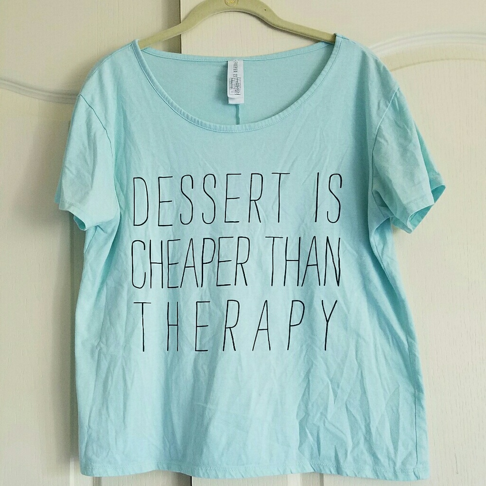 Forever 21 blue print sleep shirt